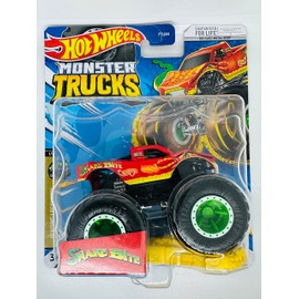 Hot Wheels Monster Trucks - Snake BITE - Leading Legends 1/6 - Red - 2023 Mix 2
