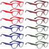 Gr8Sight 12 Pack Women's Cat-Eye Reading Glasses with Polka Dot