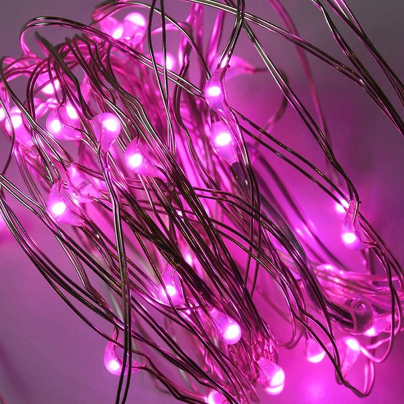 2 Pack Solar Powered Fairy String Lights Outdoor Waterproof 8