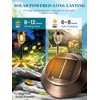 HMDecor Solar Lights Outdoor Waterproof,6 Pack Bronze Pathway Lights with