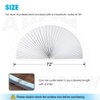 Arch Window Light Filtering Pleated Shade Blinds for semi-Circle Arch