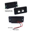 12 Volt USB Socket with Cap, Dual Port Quick USB