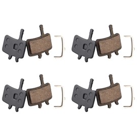 Futheda 4 Pairs Resin and Semi-Metallic Bike Bicycle Disc Brake Pads Compatible with Avid BB7 Juicy 3 Juicy 5 Juicy 7