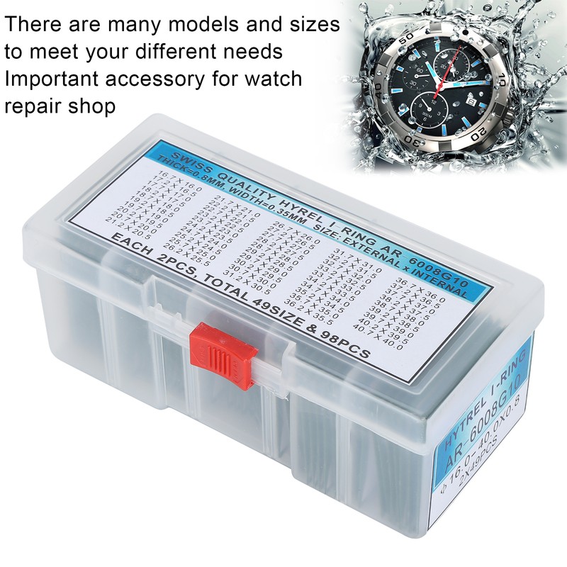 Professional Watch ORing Replacement Watch Cover Seals Gasket Washer Accessories