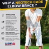 NeoTech Care Elbow Support Brace - Breathable - Men, Women,