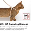 BuddyArmor Cat Harness Escape-Proof Anti-Choking Adjustable Nylon Harness Lightweight with