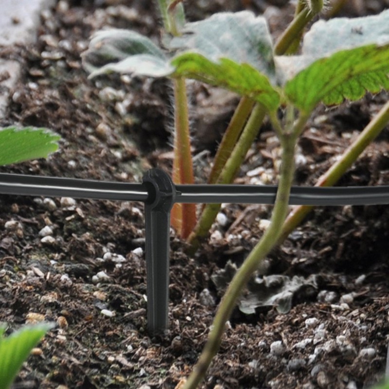 100pcs Fixed Stem Drip Irrigation Pack of Support Stakes for