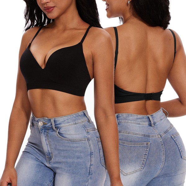ForBaysy Push Up Bra for Women Full Coverage Underwired Deep