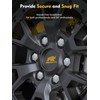 MIKKUPPA M14x1.5 Lug Nuts - One-Piece Chrome OEM Factory Style