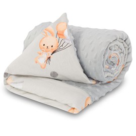 Baby Blanket, Cuddly Blanket, Baby Blanket, Summer Blanket with Plush Fabric, 75 x 100 cm, Children's Blanket, Pram Blanket, Baby Blankets, Pram Blanket and First Equipment for Newborns and Children