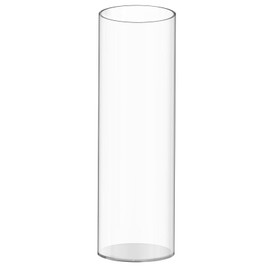 Kamehame Large Vase 30cm Acrylic Tall Vase for Flowers Cylinder Clear Vases for Living Room, Kitchen, Office, Wedding 30 x 10 cm