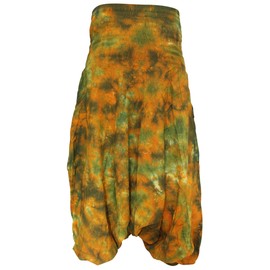 Shopoholic Fashion Tie Dye Colorful Hippy Boho Loose Fit Baggy Harem Pants, 33