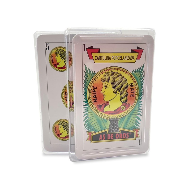 D B DIVERSIONESBAGO Baraja Española con Estuche de Plástico