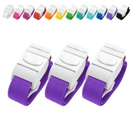 Pack of 3 Quick Release Medical Tourniquets (VIOLET)