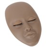 Lash Mannequin Head Reusable Soft Rubber 3D Effects Replaced Eyelids