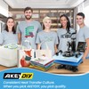 AKEYDIY 12" x 10" Heat Press Machine for T Shirts