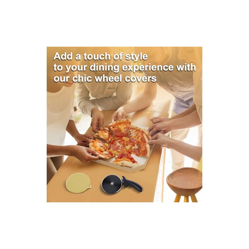 Pizza Cutter Leather Protective Cover - Durable and Easy-to-Install Pizza