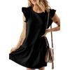 Acelitt Womens Casual Fashion Trendy 2025 Summer Sleeveless Crewneck Babydoll