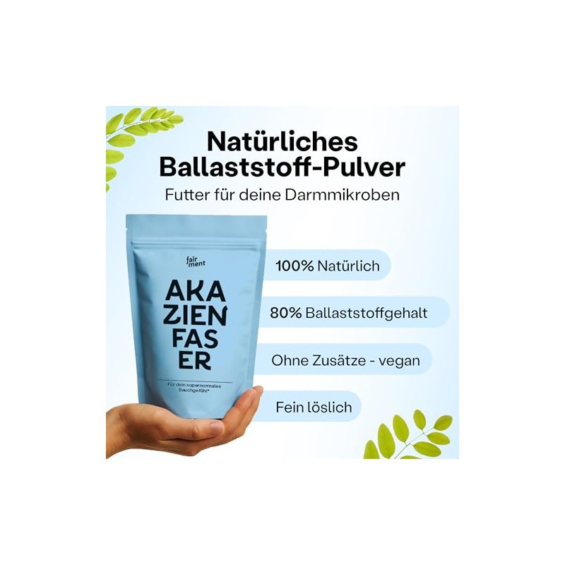 fairment Acacia Fibre Powder 80% Fibre Content 500g