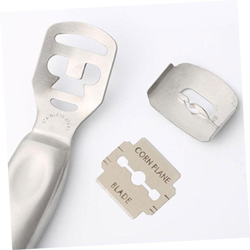 Baluue Foot Callus Shaver Cuticle Remover Tool Stainless Steel Kit
