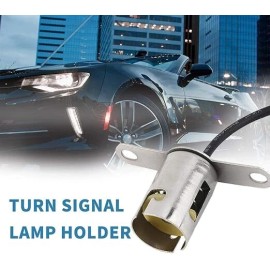 NoBrand 1156 Bayonet Type Silver Led Bulb Socket Car Lamp Holder Car Truc Automotive, Ba