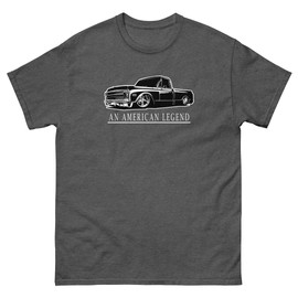 Aggressive Thread 70-72 C10 Chevy Truck T-Shirt Dark Heather