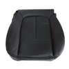 Priprilod Perforated Leather Black Driver Side Bottom Replacement Seat Cover