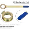 Yoursme Intake/Exhaust Cam Sprocket Wrench Tool & Crank Pulley Wrench