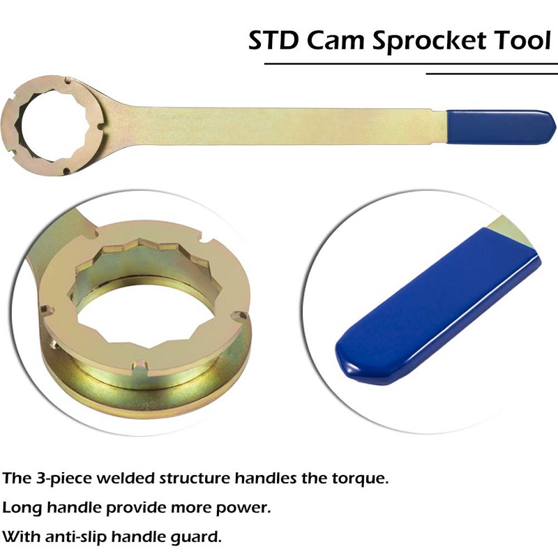 Yoursme Intake/Exhaust Cam Sprocket Wrench Tool & Crank Pulley Wrench