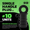 DOJA Barcelona Pack of 10 Drip Hose End Caps, 20mm,