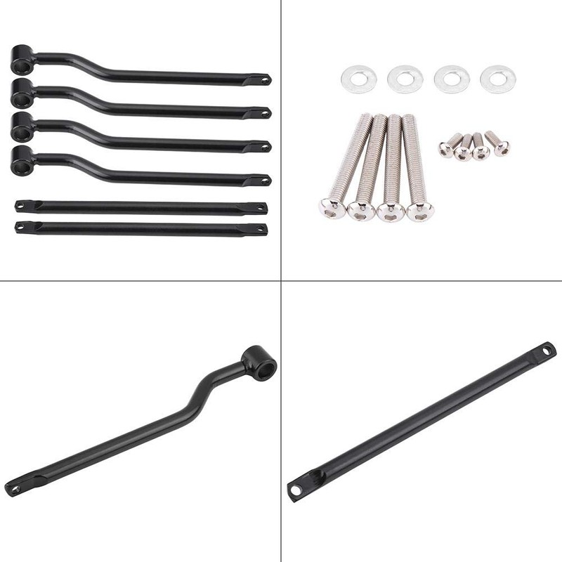 Qiilu Motorcycle Saddlebag Support Bars Brackets