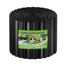 Metal Corrugated Garden Edging 8" x 50Ft, Landscape Edging Border for DIY Flower Bed