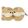 Relaxeazzz Squishy Neck Pillow with Eye Mask, Shiba Inu, Cute,