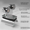 Stainless Steel Track Roller Wheel Trolley 24mm Pulley Diameter Cable