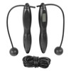 Black Smart Electronic Jump Rope with Counting Function Adult Fitness
