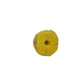 Durable Polypropylene Poly Ropes, Vibrant Colors, Weather-Resistant, Versatile for Camping, Boating, DIY, & Home Use (Yellow, One Size)