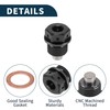 REPAIROCK M16x1.5 4MM Magnetic Oil Drain Plug Titanium Alloy Sump