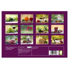 Green Gourmet: A Year of Vegan Delights - Tanja Riedel (Monthly Wall Calendar 2026 16.5" x 23.4" (open)), CALVENDO 14 Month Calendar