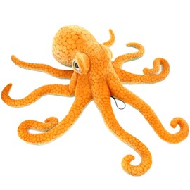 YunNasi Giant Cuddly Plush Octopus Realistic Marine Animal Soft Toy Home Office Car Decoration (80cm)