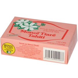 Soap Bar Jasmine (Pitate) Monoi Tiare Cosmetics 4.6 oz Bar Soap