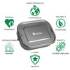 iQVita Stainless Steel Lunch Box, Leak-Proof