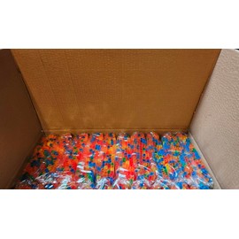 Case of (10) Jumbo Smoothie/Milkshake Straws | Flexible | 9" Extra Long - Large 3/8" (10mm) Diameter – 5 Colors – (100) Pack (10)