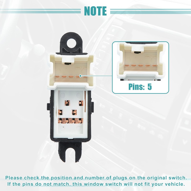A ABSOPRO 1 x Car Window Regulator Switch for Nissan