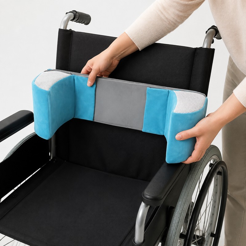 Wheelchair Positioning Support Pad for Daily Sitting Comfort – Adjustable