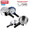 Vinod Platinum Triply Stainless Steel Outer Lid Pressure Cooker 1.5
