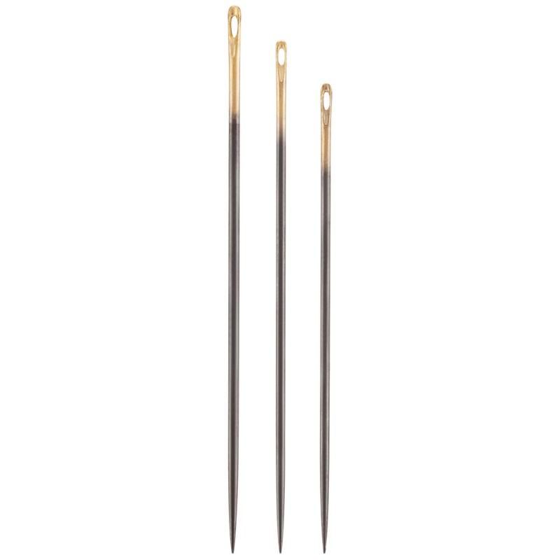 Clover 57-146 Quilting Needles, Black, 3 Types, Pack of 10