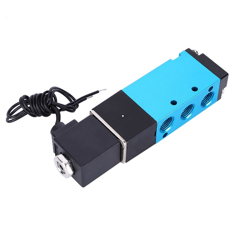 Solenoid Valve 2-Position 5-Way Aluminum Alloy High Sensitivity with Copper