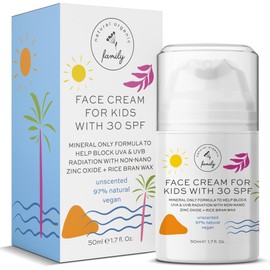 Gentle Face Cream SPF 30 Mineral Face Sunscreen – Lightweight, Non-Greasy Reef-Safe with Zinc Oxide, Niacinamide - Hydrating Botanicals – Broad-Spectrum UV Protection for All Skin Types
