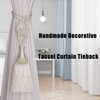 BEL AVENIR Curtain Tiebacks Handmade Holdbacks for Curtains Drape Decorative