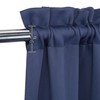 LinTimes Short Curtains 30 Inches Long for Bathroom Set 2